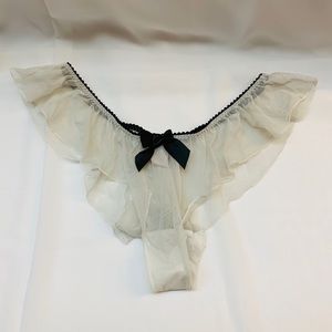 Victoria’s Secret Mesh Ruffled Panties